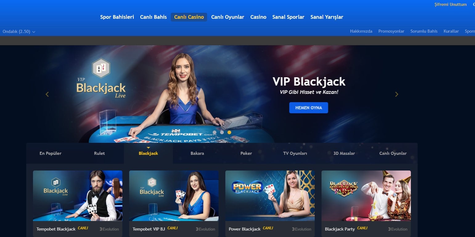 parali vip blackjack nasil oynanir